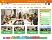Tablet Screenshot of caminobarcelona.fr